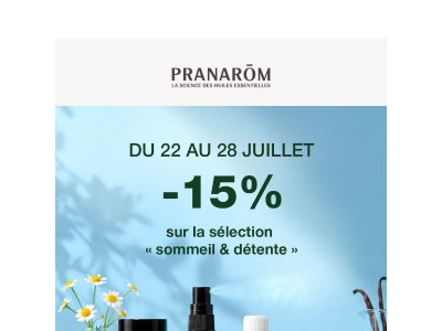 -15% pour des nuits sereines et des journées détendues