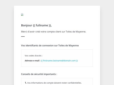 [Toiles de Mayenne] Bienvenue !