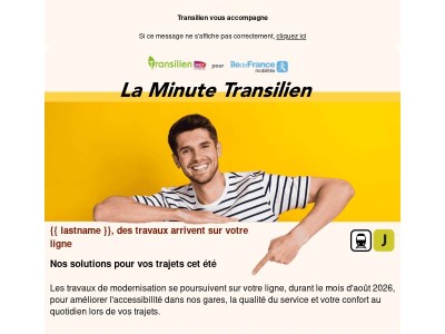 🚧 Des travaux sur votre ligne, anticipez vos voyages