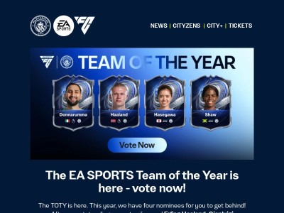 The EA SPORTS Team of the Year has arrived, Vote Now! 🗳️