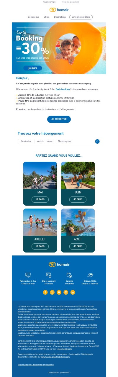 🏖️ Bon plan vacances 2026 : jusqu'à -30% de reduction et annulation gratuite