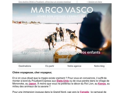 Et si la magie de Noël continuait… en voyage ?