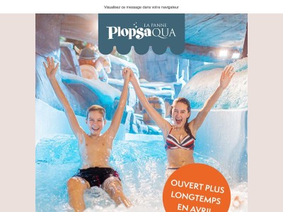 Venez vite profiter d’un moment de détente à Plopsaqua