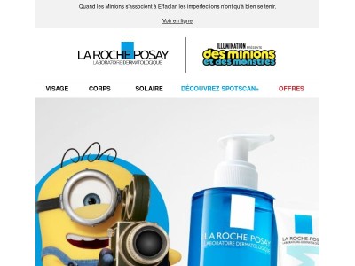 Les Minions s'invitent dans votre routine Effaclar ! 💛