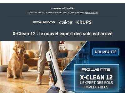 🧹 Découvrez la dernière innovation Rowenta : X-Clean 12 !