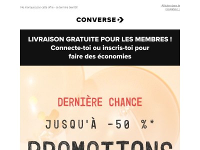 Moins 10 % supplémentaires sur nos soldes