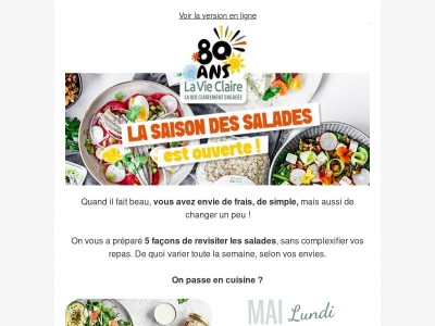 Les salades font leur grand retour !