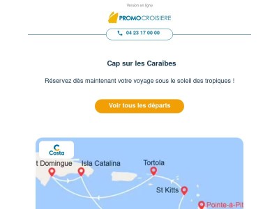 Caraïbes : croisières à saisir