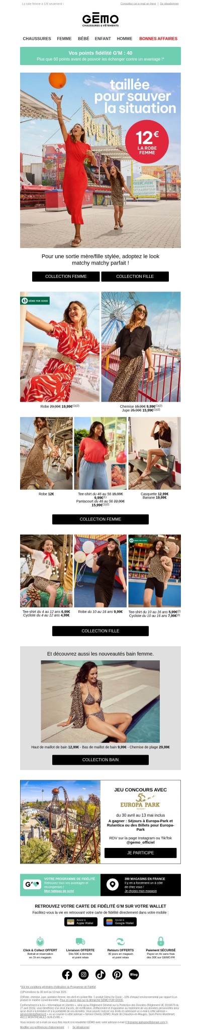 Femme et fille : sélection assortie pour rayonner cet été