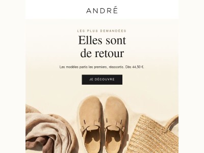 Votre pointure est revenue