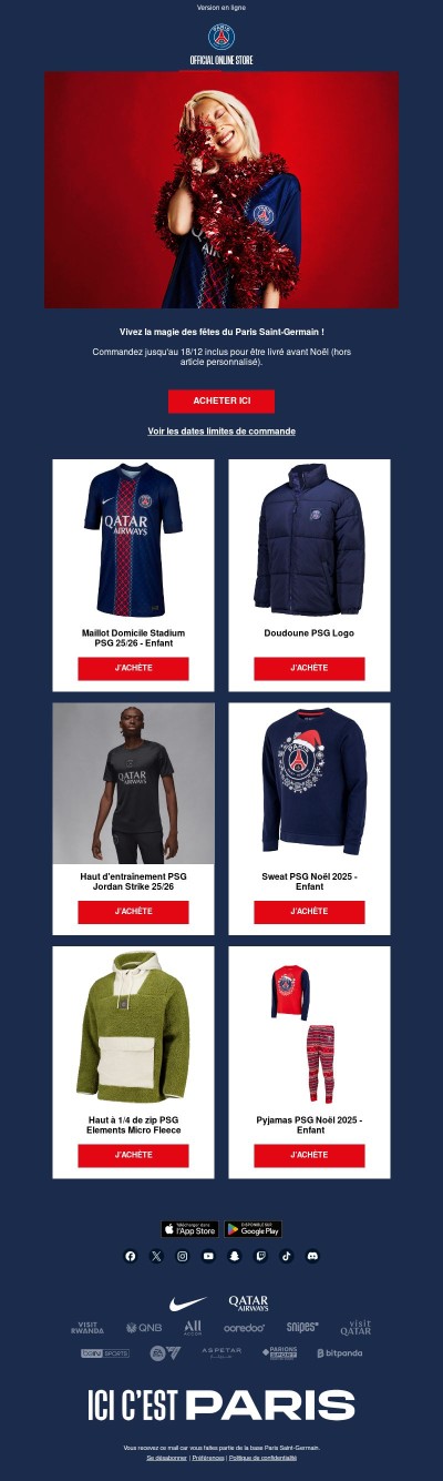 Idées cadeaux PSG : pour faire plaisir à coup sûr 🎁