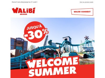 😎 L’été parfait commence à Walibi, à prix mini