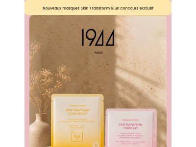 Découvrez les nouveaux masques Skin Transform et participez à un concours instagram !