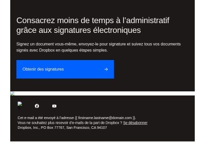 (9/9) Signez électroniquement ou envoyez des documents à signer avec Dropbox