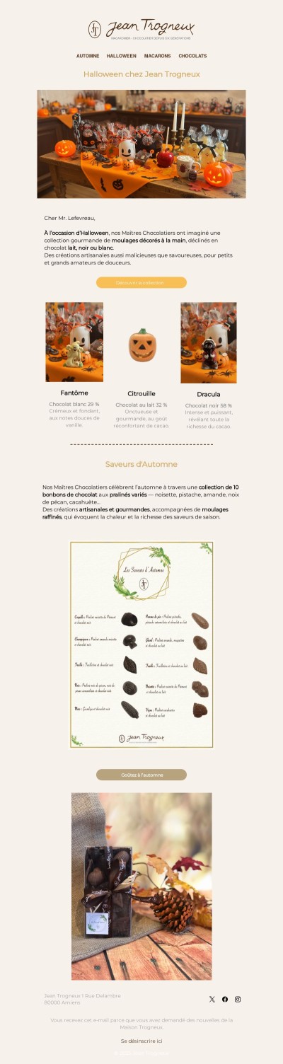 Tremblez de gourmandise !