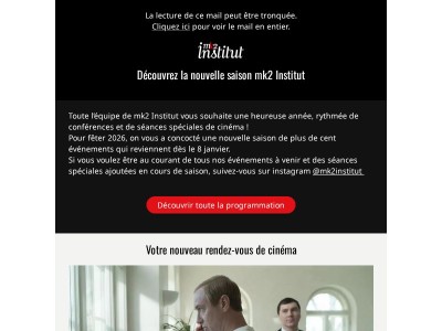 Découvrez la nouvelle saison mk2 Institut