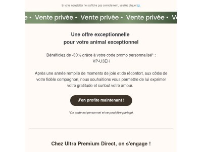 Offre privée | Une réduction rien que pour vous 🎁