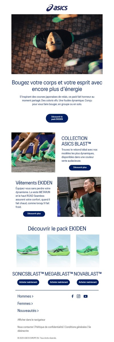 Bougez votre corps et votre esprit avec encore plus d'énergie