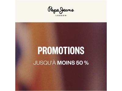 PROMOTIONS I Jusqu'à moins 50 %