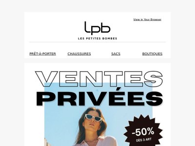 VENTES PRIVÉES, PAR ICI ! 🏖️ ☀️