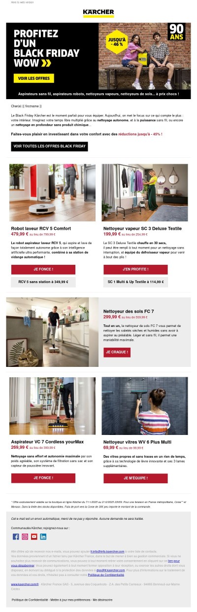 ✨ Black Friday Kärcher : le kit de survie, à prix mini, pour une maison impeccable !