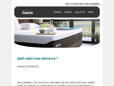 Bonjour {{ lastname }}, personnalisez votre expérience avec nous