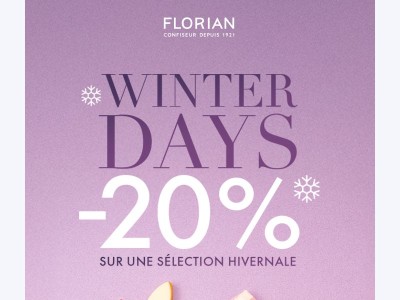C'est les Winter Days ❄️ -20% à ne pas manquer !