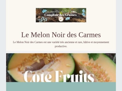 Le Melon Noir des Carmes