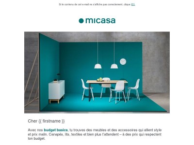 Trou de janvier? Des meubles à prix mini!