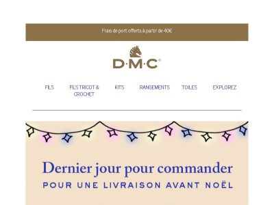 Dernier rappel pour les livraisons avant Noël 🎁