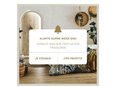 Super Week-end Tradilinge : jusqu’à -50% sur vos essentiels made in France !