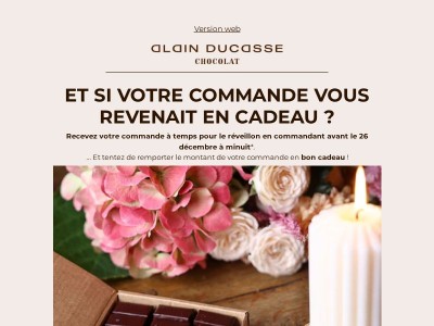 D'une fête à l'autre, nous vous livrons à temps !