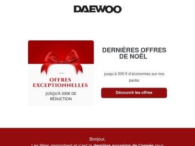 Dernières offres de Noël : jusqu’à 300 € d’économies sur nos packs