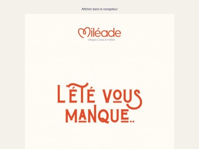 L'été revient chez Miléade ! ☀️