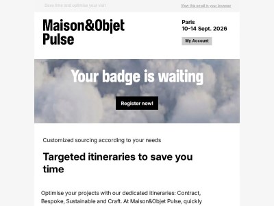 The must-see itineraries for your projects