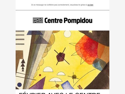 Gardez le fil avec le Centre Pompidou !