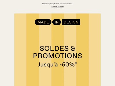 🚨Vos marques préférées jusqu'à -50%* !