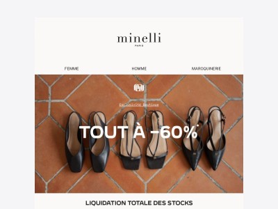 LIQUIDATION TOTALE | Tout à -60%
