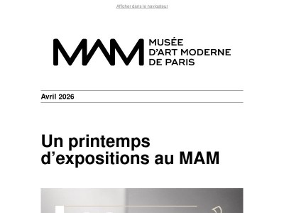 En avril au MAM