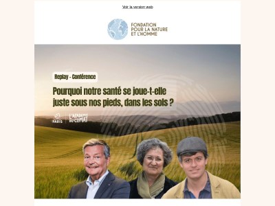 Sols et santé :  la conférence est en ligne !