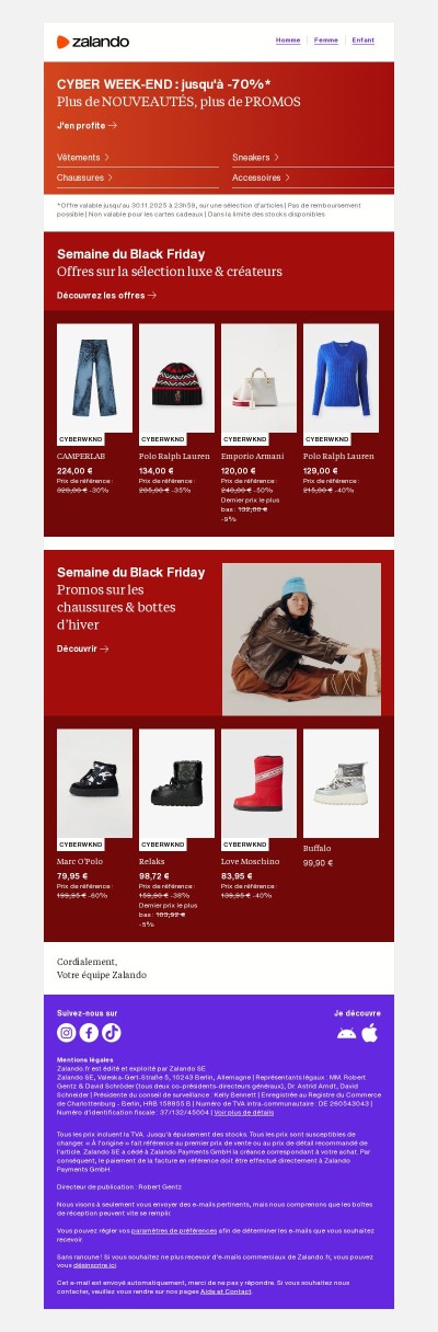   Découvrez nos offres pour le Cyber Weekend