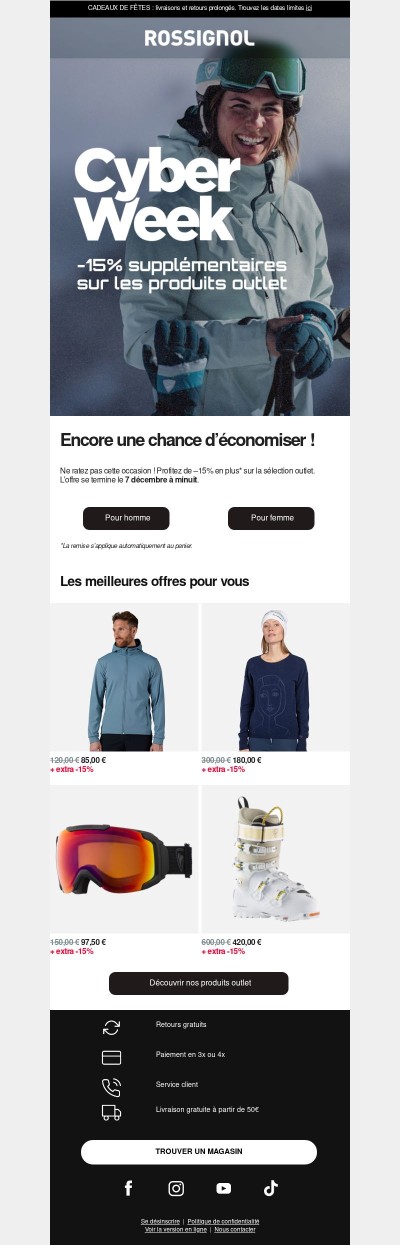 -15% supp. sur les articles déjà remisés