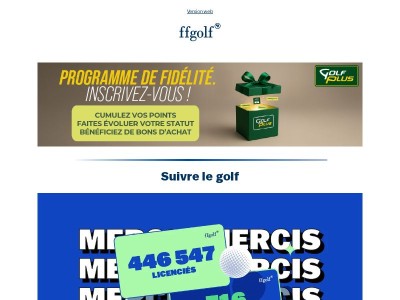 Votre rendez-vous ffgolf (03/12/25)