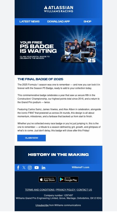 The Final Badge of 2025: Celebrate P5 🎉