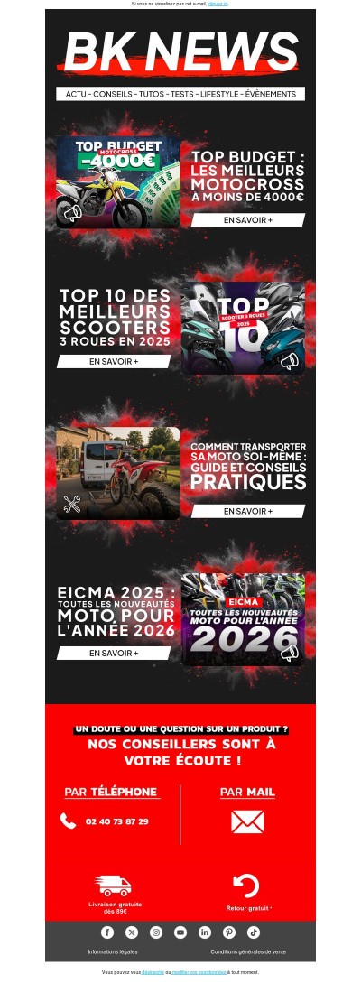 Le récap actu 2 roues du mois de Novembre et de L'EICMA ! 📰1 fois par mois, le récap des actus du Blog