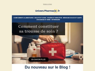 {{ firstname }}, savez-comment constituer une bonne trousse de soin pour les vacances ?✂️🩹