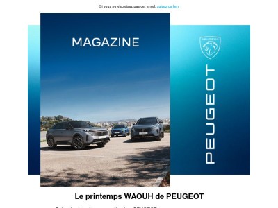 Un printemps WAOUH avec PEUGEOT !