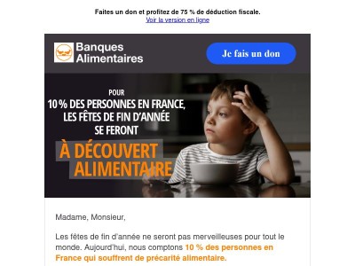 Un Noël sans rien : Votre don peut faire la différence