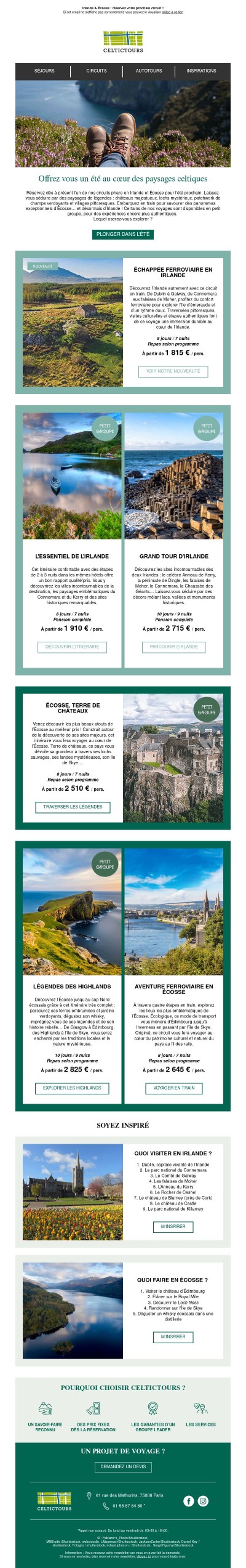 Nos incontournables de l'été sont déjà là ! ☘️🏰