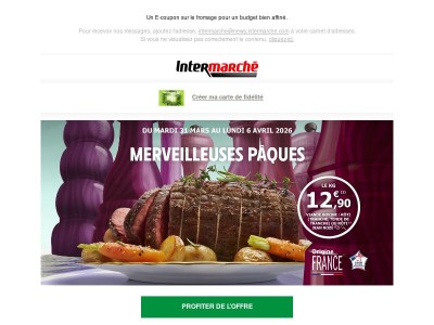 Au menu de Pâques, des promos et du rôti de boeuf ! 🍖